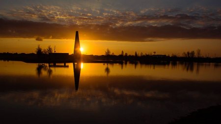 Sculpture in front of City Hall